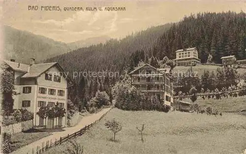 AK / Ansichtskarte Bad Fideris Praettigau-Davos GR Quadera Kulm und Aquasana