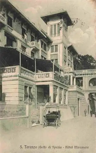 AK / Ansichtskarte San Terenzo LA SPEZIA Liguria IT Hôtel Miramare