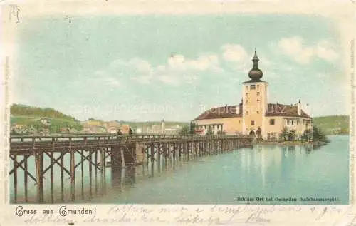 AK / Ansichtskarte Gmunden Traunsee Salzkammergut Oberoesterreich AT Schloss Ort