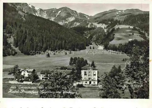 AK / Ansichtskarte Churwalden Plessur GR Hotel Pradafenz Faulenberg und Windeggen