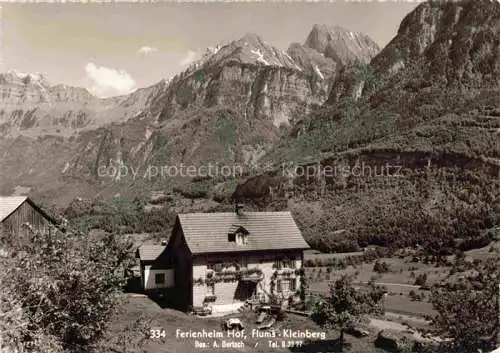 AK / Ansichtskarte Kleinberg Flums Ferienheim Hof Alpen