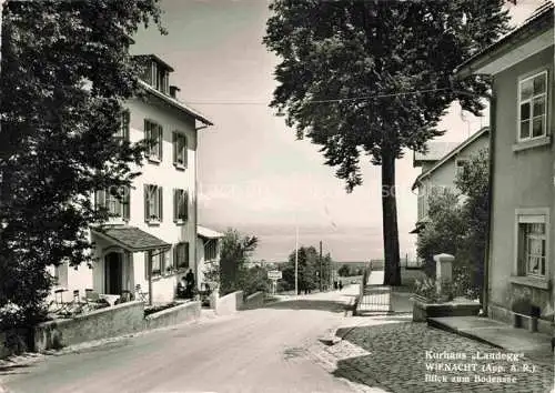 AK / Ansichtskarte Wienacht-Tobel Wienachten AR Kurhaus Landegg Blick zum Bodensee