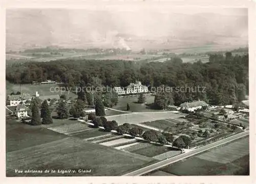 AK / Ansichtskarte Gland  VD Vue aérienne de la Lignière