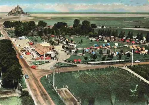 AK / Ansichtskarte Mont-St-Michel Le 50 Manche Camping vue panoramique aérienne