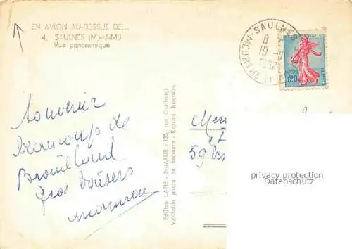 AK / Ansichtskarte Saulnes Briey 54 Meurthe-et-Moselle Vue panoramique aérienne
