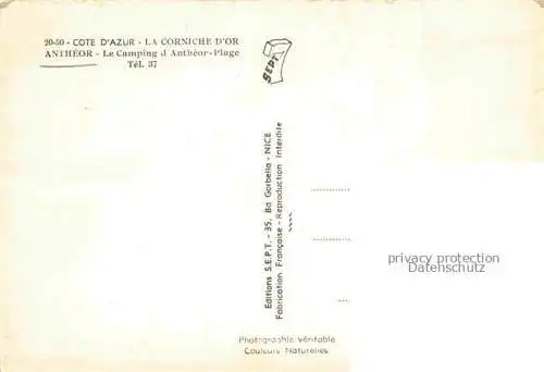 AK / Ansichtskarte Antheor Saint-Raphael Draguignan 83 Var Camping d'Anthéor-Plage Viaduc