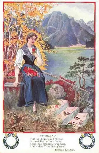 AK / Ansichtskarte Welzl T Kuenstlerkarte Herzland 