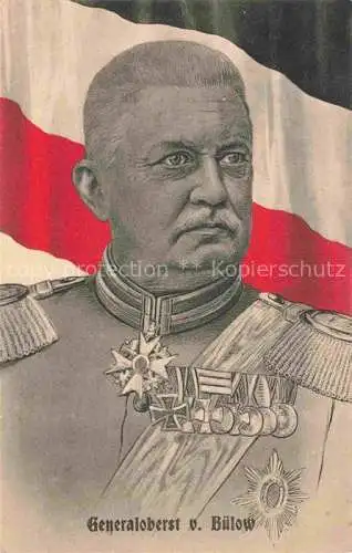 AK / Ansichtskarte Militaria Generaele Stab Oberst v. Buellow