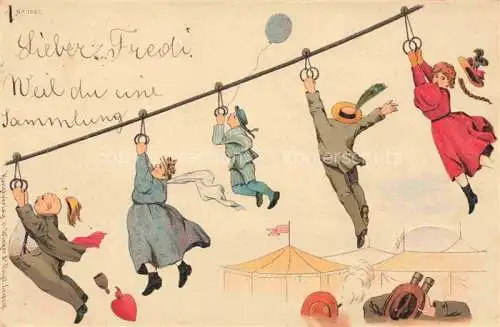 AK / Ansichtskarte Zirkus Artistik Cirque 