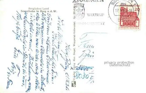 AK / Ansichtskarte Sessellift Chairlift Telesiege Burg a.d.W. 