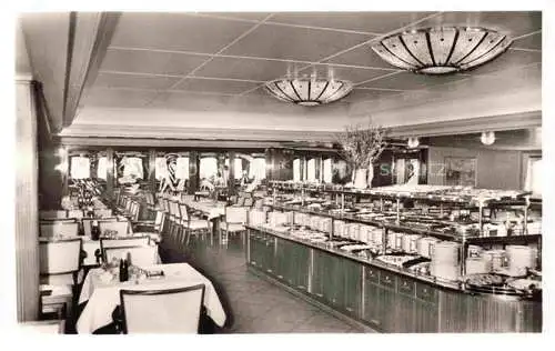 AK / Ansichtskarte Faehre Ferry Bac Traghetto-- Deutschland Kaltes Buffet 