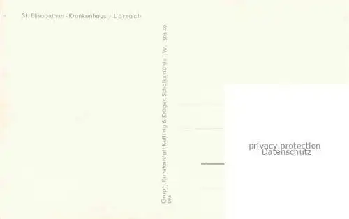 AK / Ansichtskarte LoeRRACH Baden BW Haus St Gabriel St Elisabethen Krankenhaus