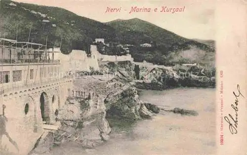 AK / Ansichtskarte Nervi GENOVA Genua Liguria IT Marina e Kursaal