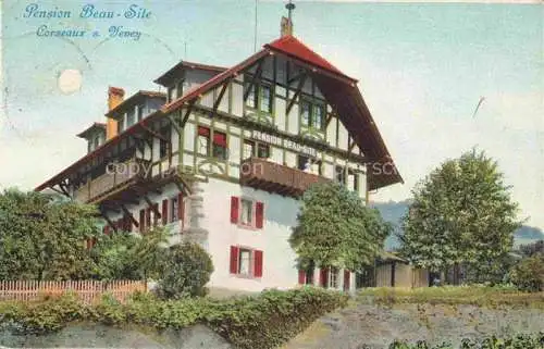 AK / Ansichtskarte Corseaux VEVEY VD Pension Beau Site