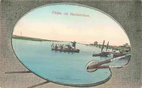 AK / Ansichtskarte Skelderviken Sweden Faerjan vid Skelderviken