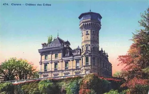 AK / Ansichtskarte Clarens  Montreux VD Chateau des Cretes