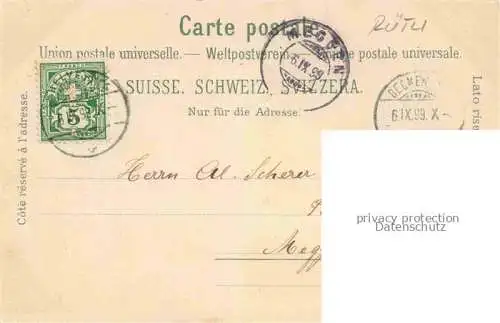 AK / Ansichtskarte RueTLI Vierwaldstaettersee UR Der Ruetli Schwur