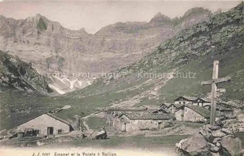AK / Ansichtskarte La Pointe-a-Bollion Pointes d Aboillon Barberine VS Emanet et la Pointe a Bollion