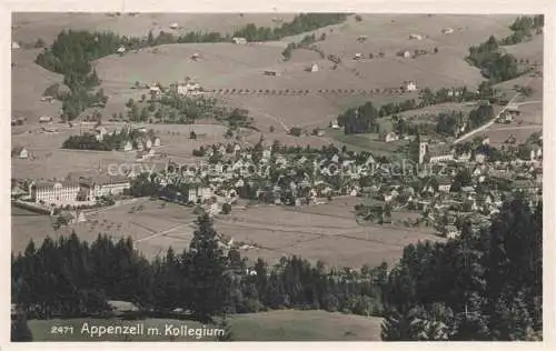 AK / Ansichtskarte Appenzell-Stadt IR mit Kollegium Panorama