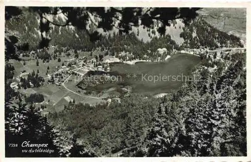 AK / Ansichtskarte Champex -Lac Orsieres VS Vu du telesiege
