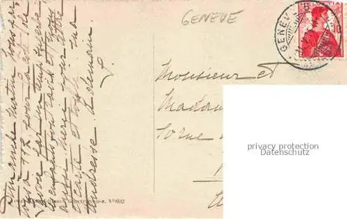 AK / Ansichtskarte GENEVE Genf GE La Chapelle des Macchabees Ancien Gymnase