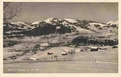 AK / Ansichtskarte Gstaad Saanen BE Winterpanorama