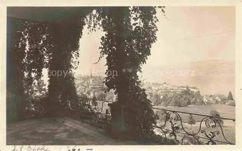 AK / Ansichtskarte Waedenswil Waedensweil ZH Blick von der Schlossterrasse