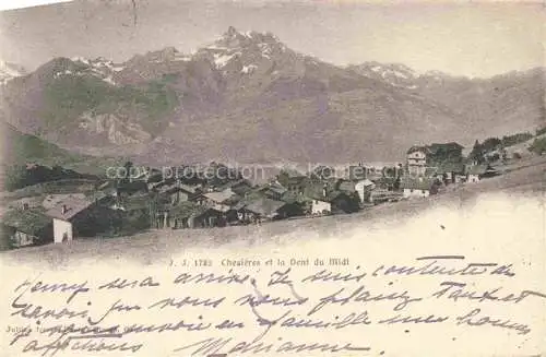 AK / Ansichtskarte Chesieres Aigle VD et la Dent du Midi