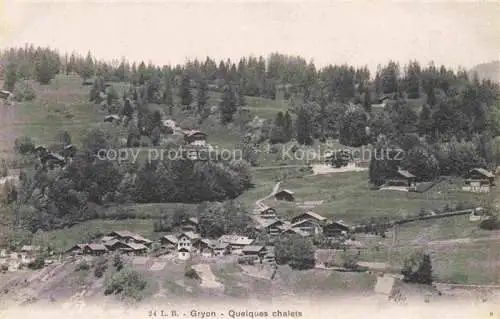 AK / Ansichtskarte Gryon AIGLE VD Quelques chalets