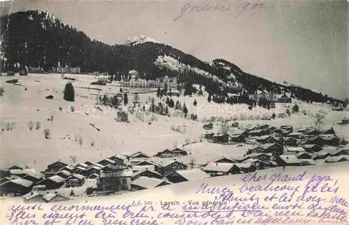 AK / Ansichtskarte Leysin VD Vue generale