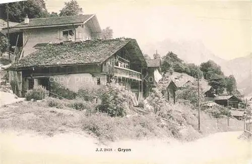 AK / Ansichtskarte Gryon AIGLE VD Ortspartie