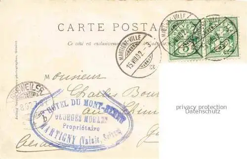 AK / Ansichtskarte MARTIGNY  Martinaco VS et la vallee du Rhone