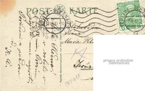 AK / Ansichtskarte Teplitz -Schoenau TEPLICE CZ Blick von der Stefanshoehe