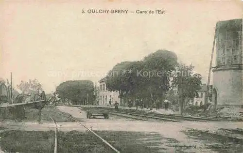 AK / Ansichtskarte Breny Soissons 02 Aisne Gare de l'Est Bahnhof
