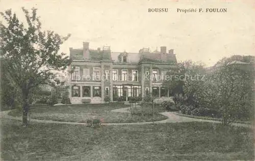 AK / Ansichtskarte Boussu-de-Boussu Bois Hainaut Belgie Villa Propriété F. Foulon