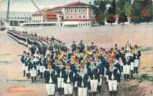 AK / Ansichtskarte Constantinople Constantinopel ISTANBUL TK Troupes de la Marine
