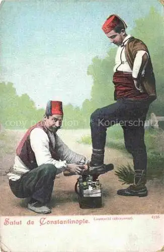 AK / Ansichtskarte Constantinople Constantinopel ISTANBUL TK Lustrachi décroteur