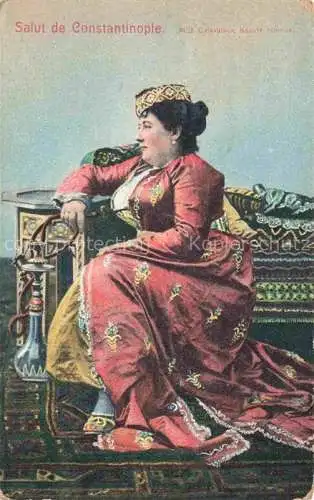AK / Ansichtskarte Constantinople Constantinopel ISTANBUL TK Mlle. Calavalav beauté connue