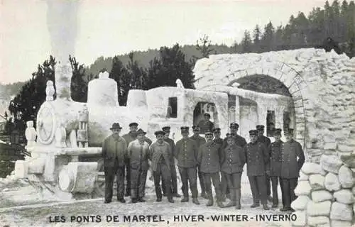 AK / Ansichtskarte Les Ponts-de-Martel LE LOCLE NE Hiver Winter Inverno Dampflokomotive