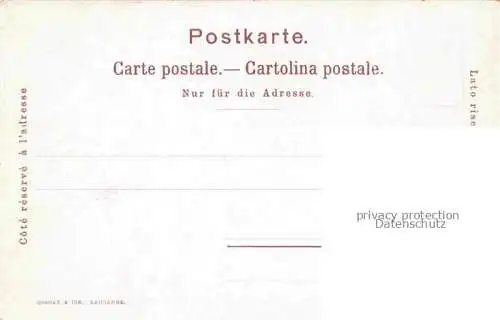 AK / Ansichtskarte LAUSANNE VD Assermentation du Grand Conseil 24 Mai 1803 à la Cathédrale Peinture Kuenstlerkarte