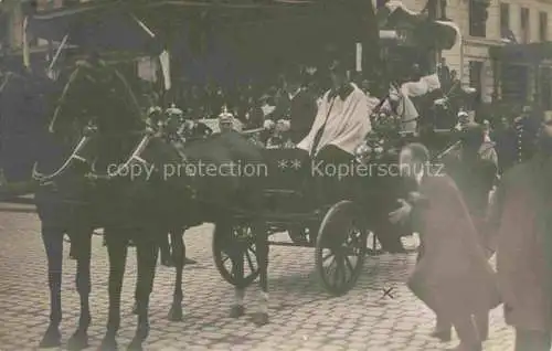 AK / Ansichtskarte ZueRICH  ZH Kaiser Wilhelm II in Zuerich Pferdekutsche