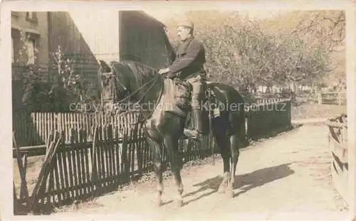 AK / Ansichtskarte Wallenstadt Walenstadt SG Soldat zu Pferd