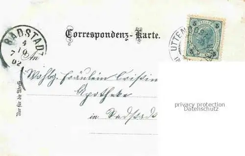 AK / Ansichtskarte Maria Schmolln Oberoesterreich AT Ansicht mit Kirche im Mondschein