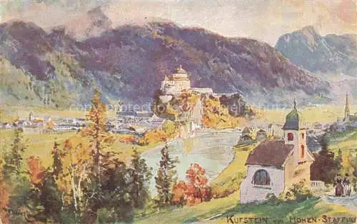 AK / Ansichtskarte KUFSTEIN Tirol AT Panorama Kuenstlerkarte
