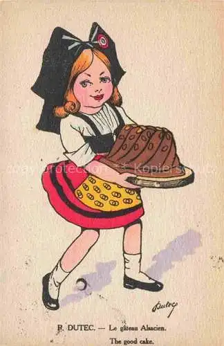 AK / Ansichtskarte DUTEC R. Kuenstlerkarte Alsace 