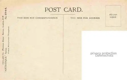 AK / Ansichtskarte Verlag Artistique Kuenstlerpostkarte Nr. 1944 Kind Hund