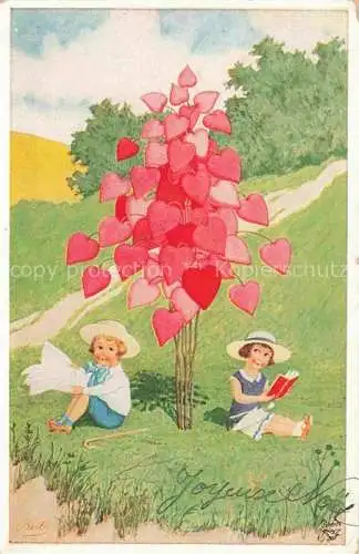 AK / Ansichtskarte Verlag Primus Nr. 1274 Kinder Herz