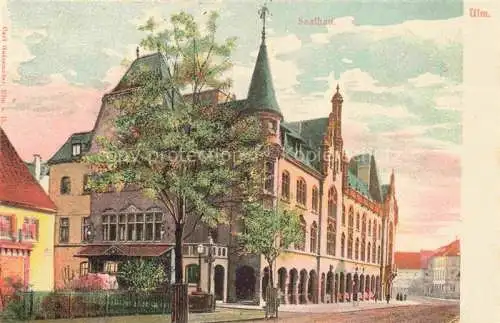 AK / Ansichtskarte ULM  Donau Saalbau