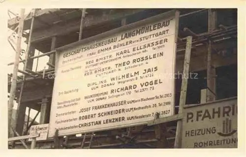 AK / Ansichtskarte ULM  Donau Geschaeftshaus Neubau Langmuehlebau