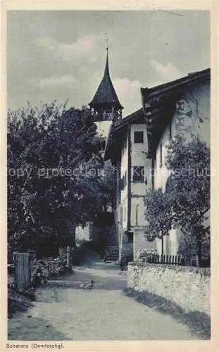 AK / Ansichtskarte Scharans Domleschg Hinterrhein GR Dorfgasse